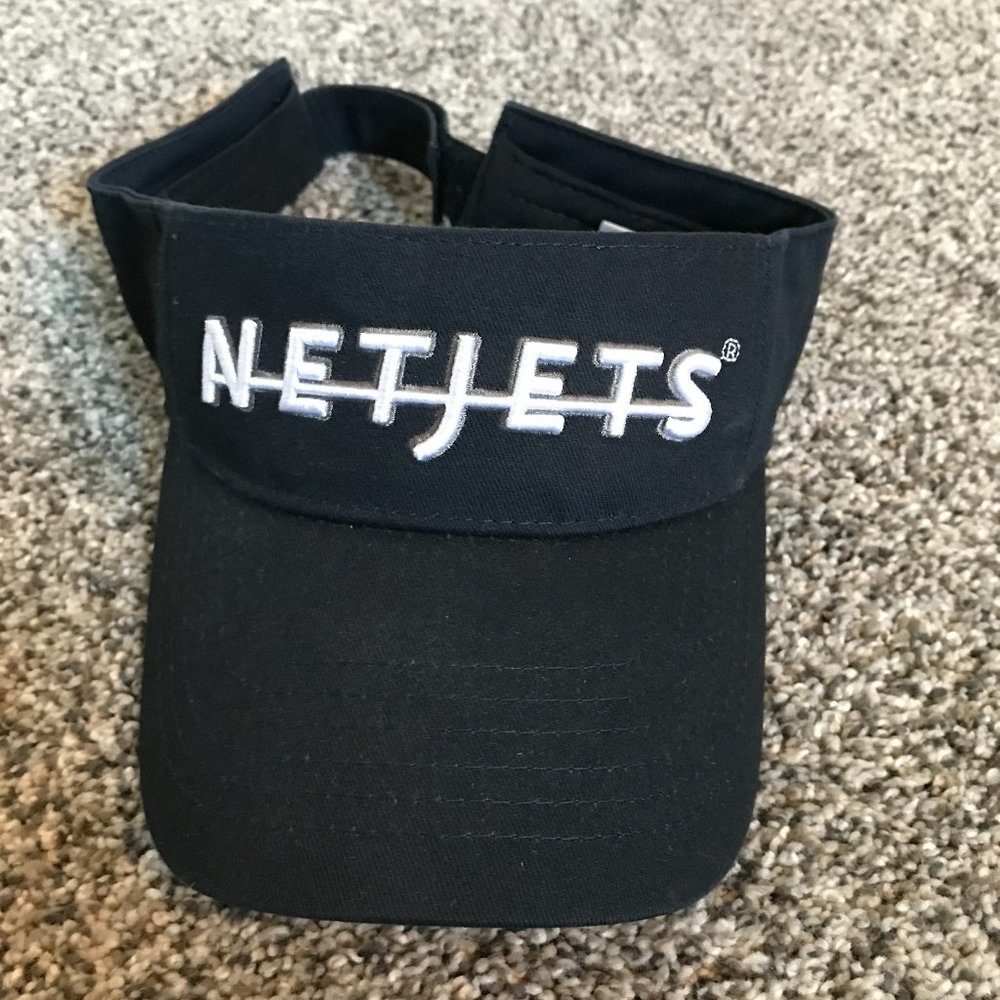 NETJETS EMBOSSED PROMO VISOR ONE SIZE